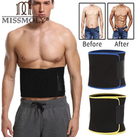 MISSMOLY Neoprene Waist Shapers Trimmer Belt Weight Loss Sweat Trainer Band Wrap Fat Tummy Control Sauna Girdle Lumbar Support