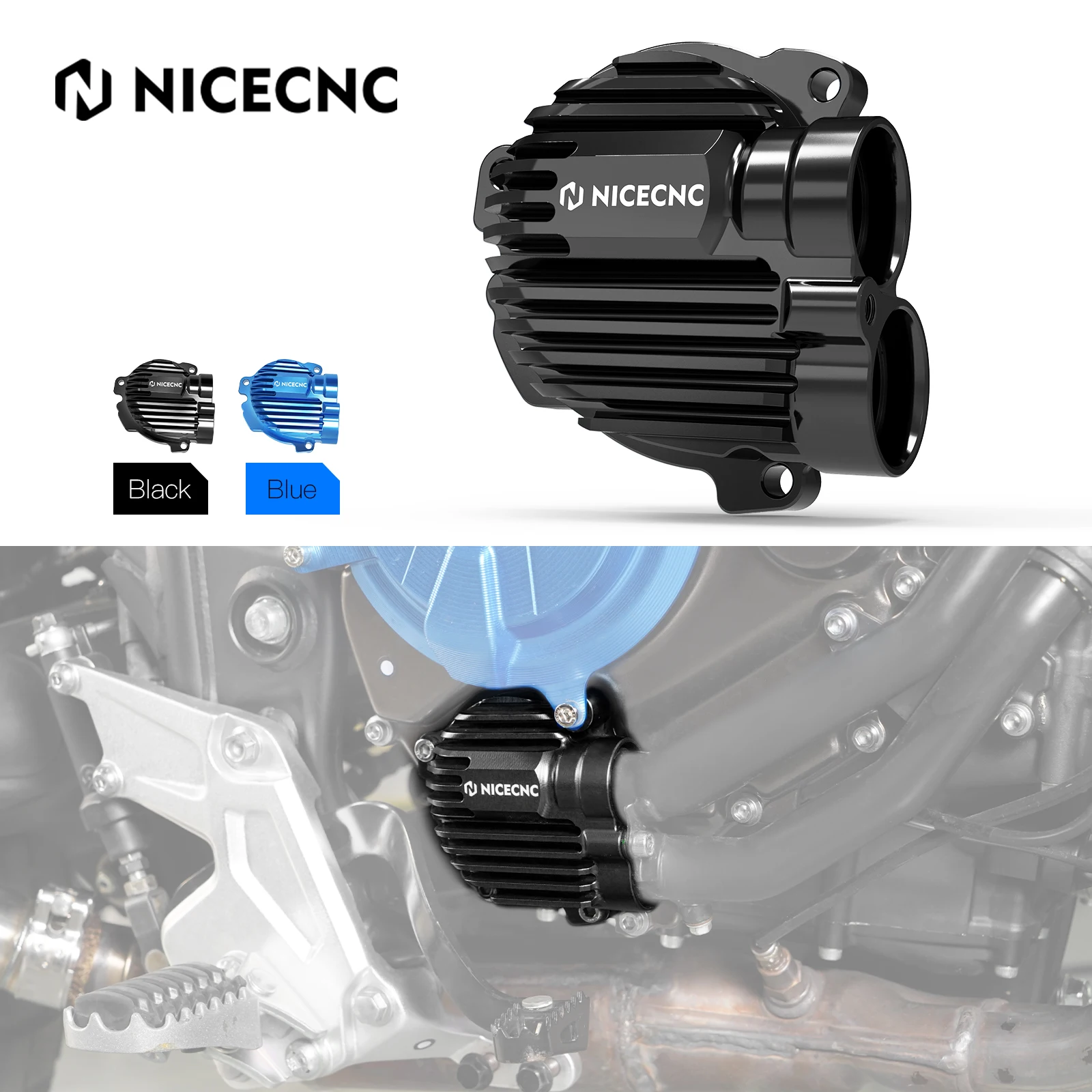 NICECNC para Yamaha Tenere 700 / XTZ 700 2019-2024 cubierta de bomba de agua Tenere 700 Rally Edition World Raid XSR700 MT-07 FZ07 ABS FZ0