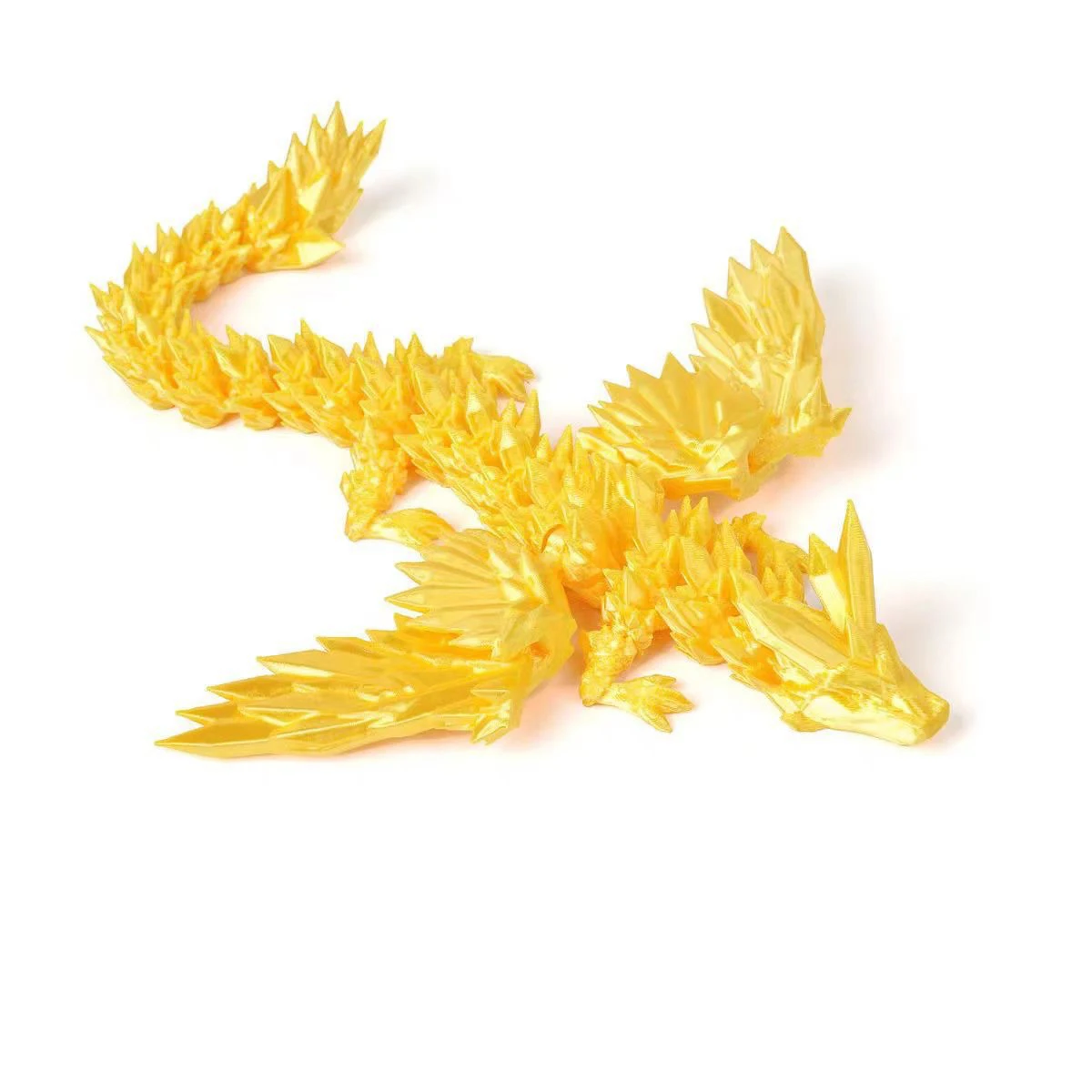 15cm 3D-Gedruckter Drache mit Beweglichen Flügeln Büro-Schreibtisch-Accessoire Kreative Heimdekoration Perfektes Weihnachtsgeschenk Feiertagsgeschenk Spielzeug