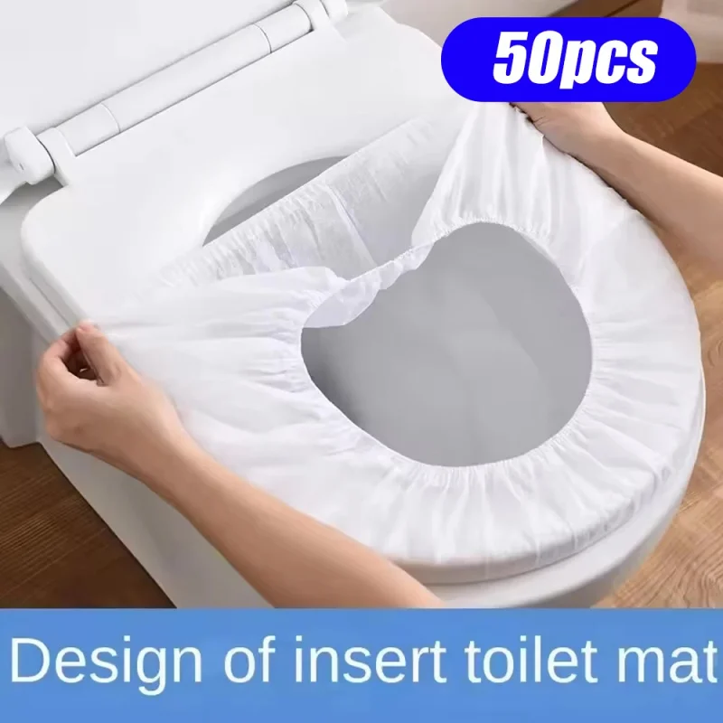 10/20/50pcs Disposable toilet seat cover Travel hotel bathroom protective cover Portable individually packed family seat cushion