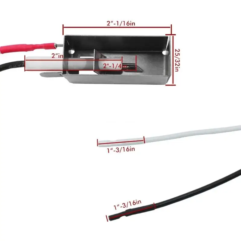 Sistema encendedor versátil, conjunto encendedor piezoeléctrico, encendedor barbacoa, botón encendido, juego