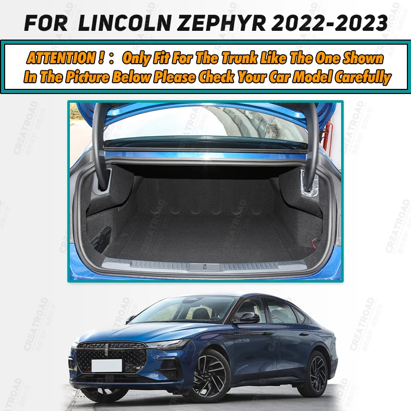 Car Trunk Mat For Lincoln Zephyr 2022 2023 Custom Car Accessories Auto Interior Decoration