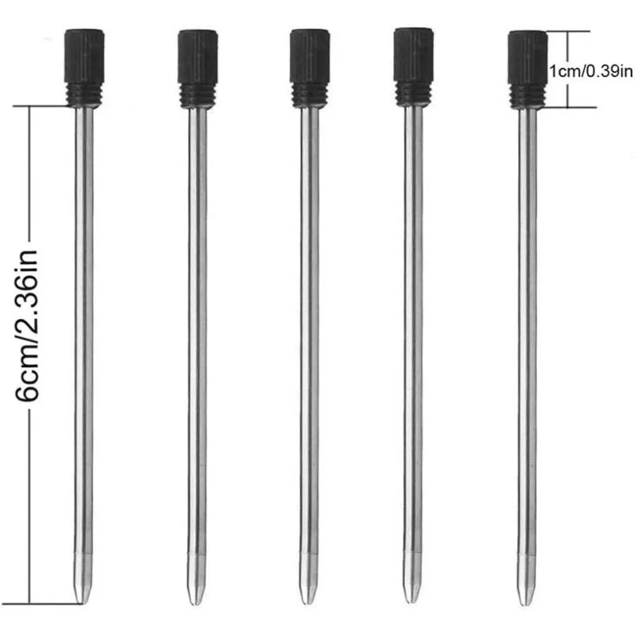 6 in 1 Multifunction Tool Pen with Ballpoint Pen Touch Screen Stylus Ruler Spirit Level Flat-head and Phillips Screwdriver for