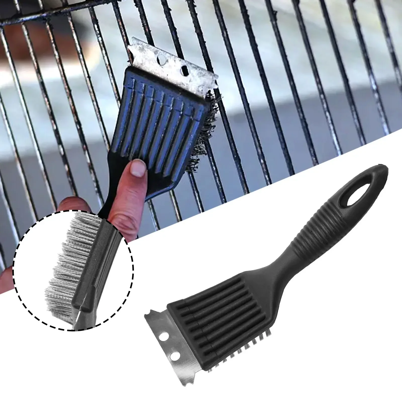 

Durable Stainless Steel BBQ Grill Brushes 6 Pack Easy To Use With Size Suitable For Various Types Of Grills