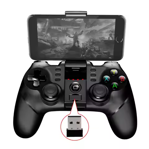 For Android Smartphone IOS IPEGA PG-9076 Wireless BT 2.4G Game Controller Gamepad For PC PS3 Game Joystick Handle