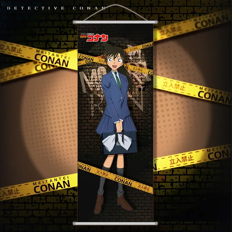 Detective Conan Hanging Cloth Poster Anime Merchandise Decoration Window Displays Door Frames Walls Paintings Holiday Gifts