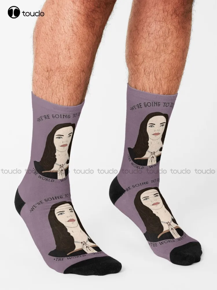 Drusilla Btvs Giles Buffy Buffy The Vampire Slayer Socks Men'S Novelty Socks Christmas New Year Gift Street Skateboard Socks Art