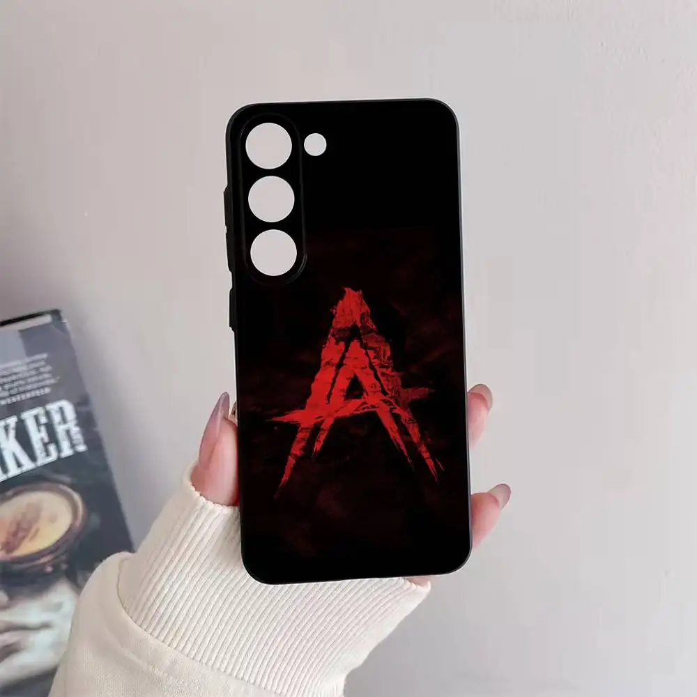 Capa de telefone real Rapper A-Anuel AA para Samsung Galaxy A73,72,51,53,52,71,22,5G,Note,J7,8,9 Capa preta macia