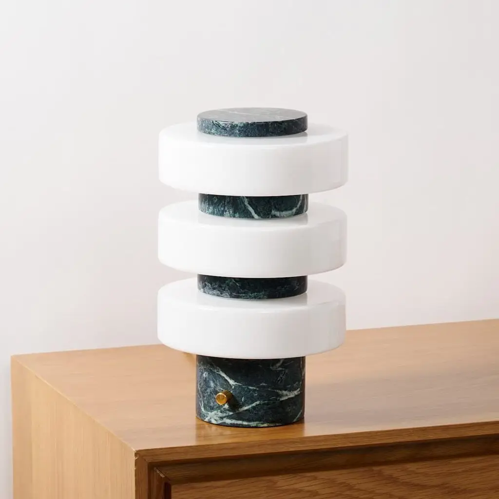 Cross-border marble tables and chandeliers, model home creative bedside lamps, bedrooms and hotels