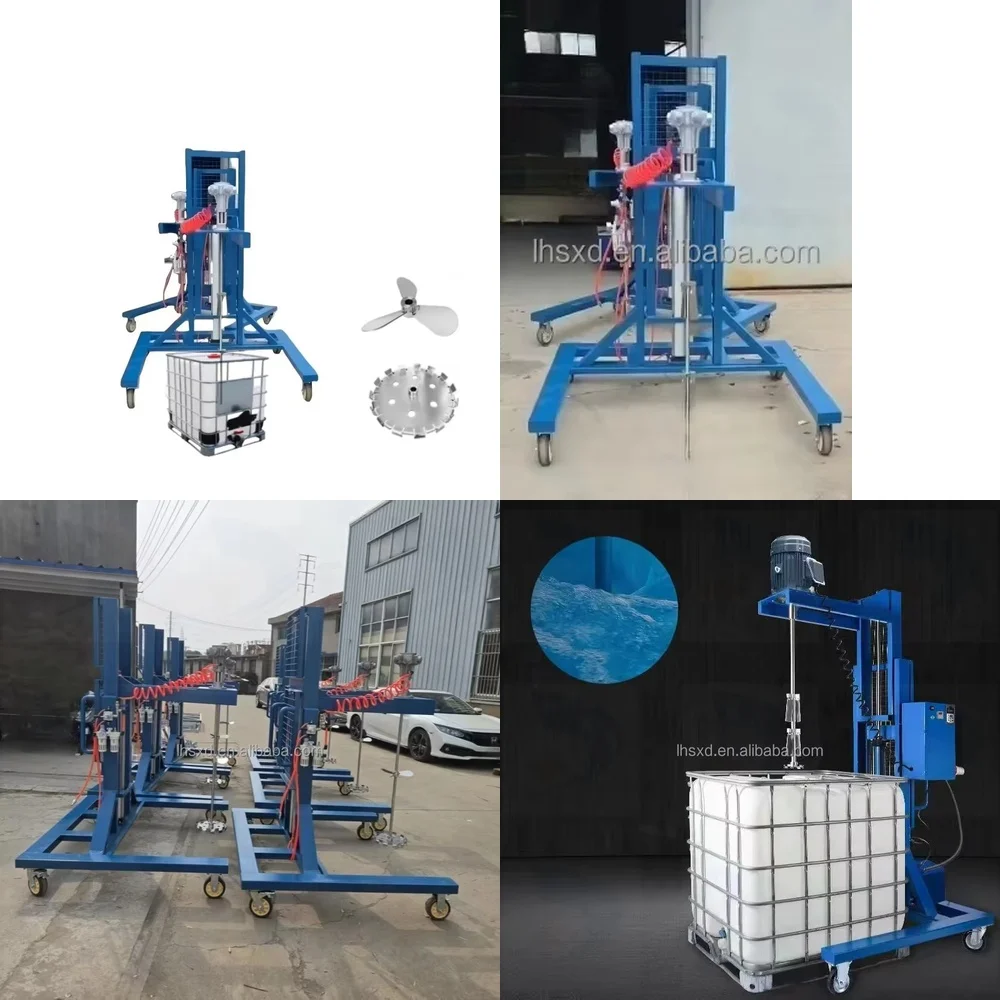 

Telescopic Lifting Agitator for Industrial Vertical Electric Mixer Water Treatment Chemical Stirring Equipment Heavy