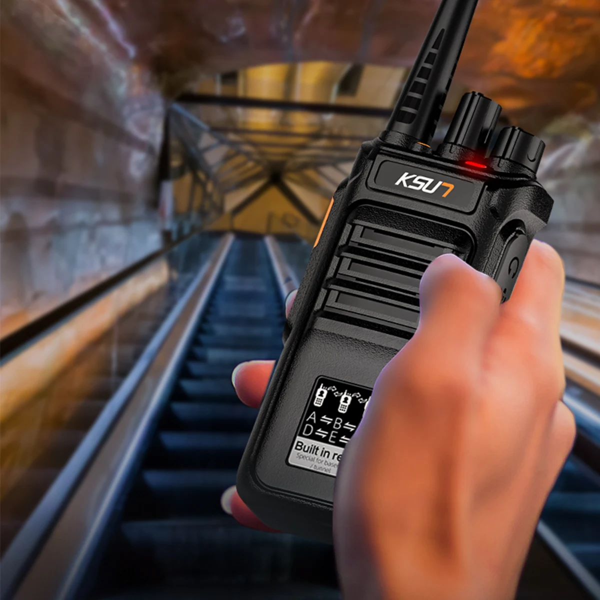 Imagem -02 - Ksut Rt30 Long Range Walkie Talkie Rádios de Comunicação sem Fio Profissionais Tunnel Cellar Repeater Pcs