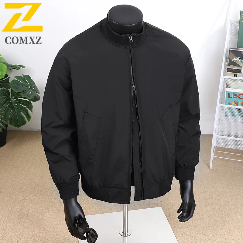 

2025 New Preppy Men Jacket Autumn Winter Sports Casual Baseball Coat Windproof Outdoor Hiking Streetwear Fashion Lightweight