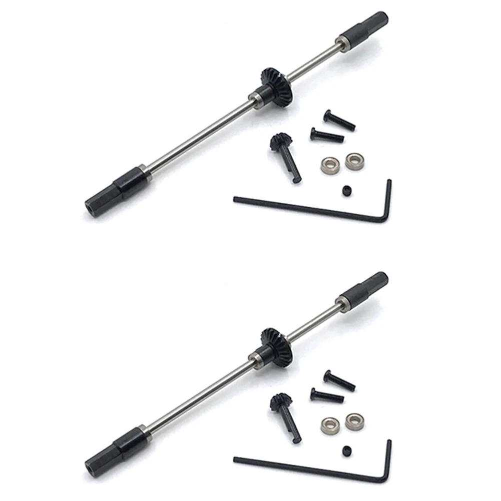 

A13Q-2X Metal Rear Axle Steel Gear Bridge Kit For WPL D12 C14 C24 C34 B14 B24 B16 B36 1/16 RC Car Upgrade Parts