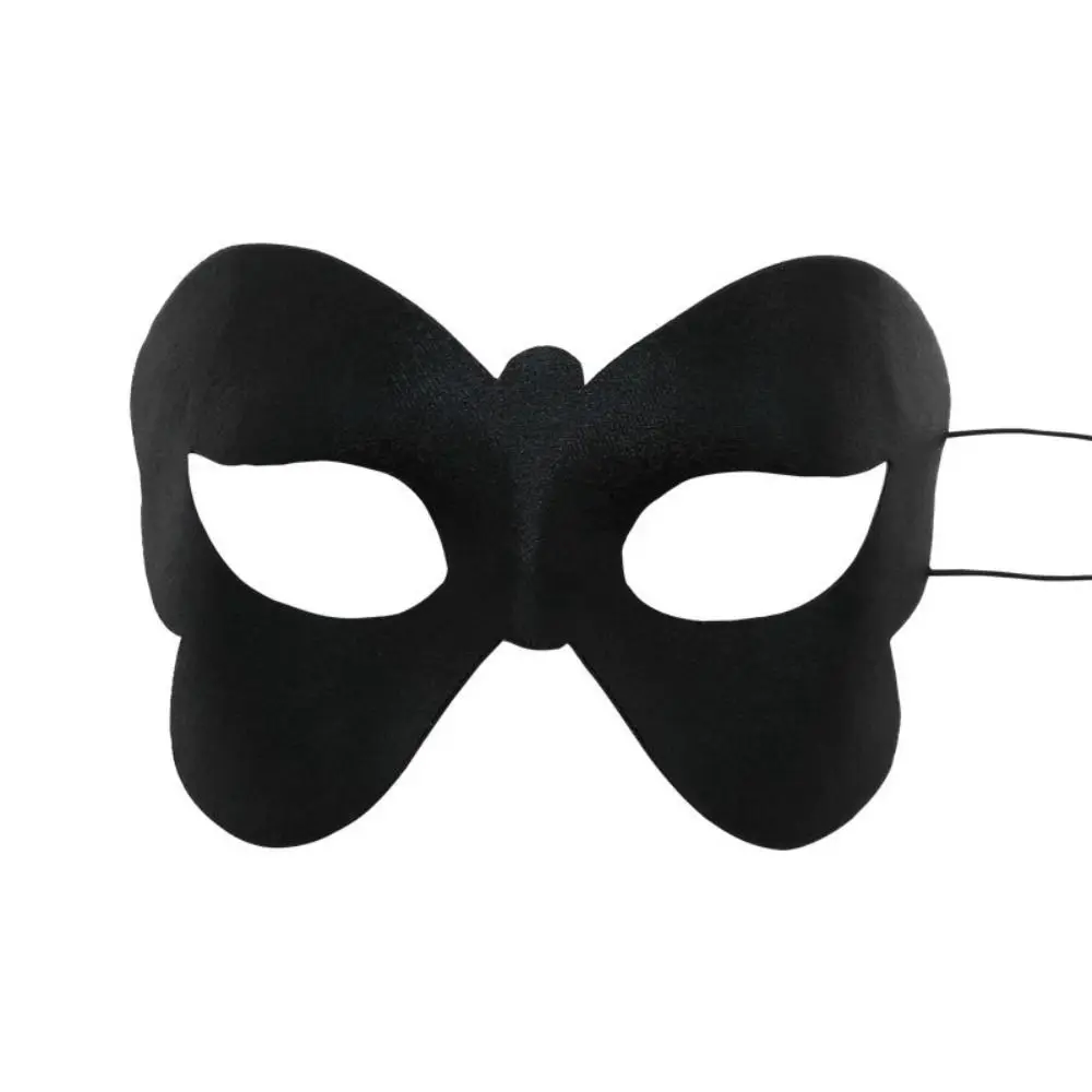 Trendy Cosplay Props Masquerade Mask PVC Black Color Cat Bat Mask Dance Props Halloween Costumes Accessories Halloween Mask