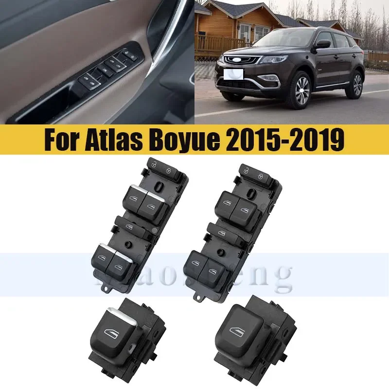 

Glass Lifter Switch For Atlas Boyue 2015-2019 Door Window Electric Button