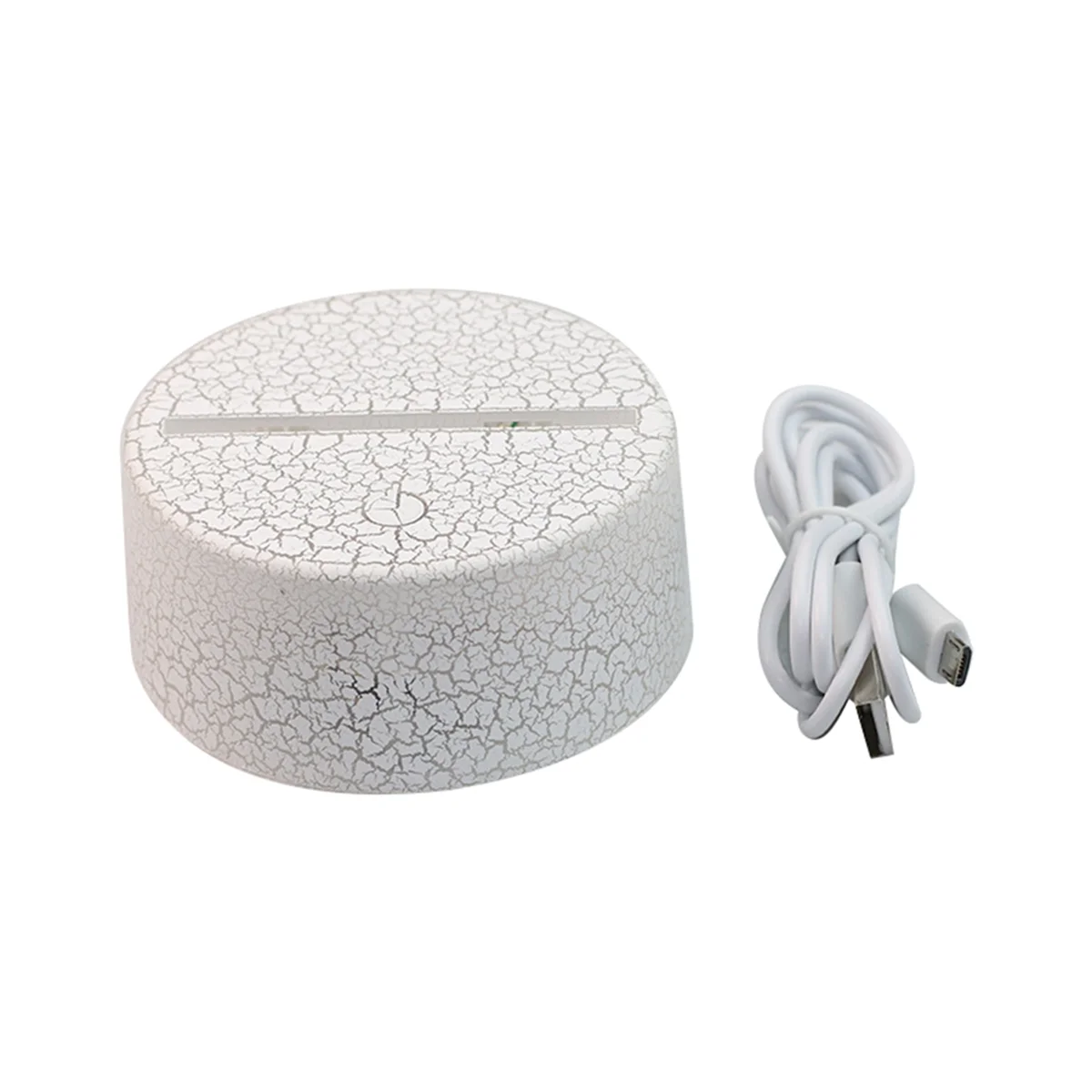

A79I Crack Base LED Night Light Atmosphere Desk Lamp Sensing Touch Base for Room Decoration and Gifts