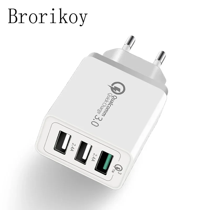 

Быстрое зарядное устройство Keyounton QC3.0 USB для iPad, iPhone, Samsung, адаптер, универсальное быстрое зарядное устройство для путешествий 3,1 А