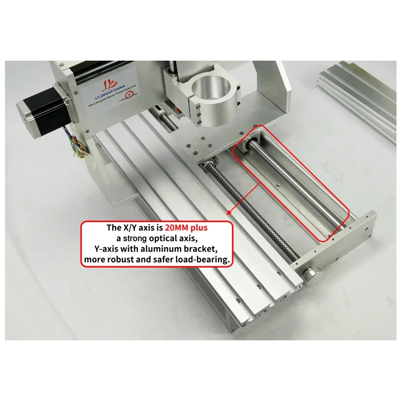 DIY CNC Machine Frame Kit 3040 Luxury Wood Milling Router 6040 Lathe Metal Enraving 3020 with Stepper Motor 4th Rotary Axis