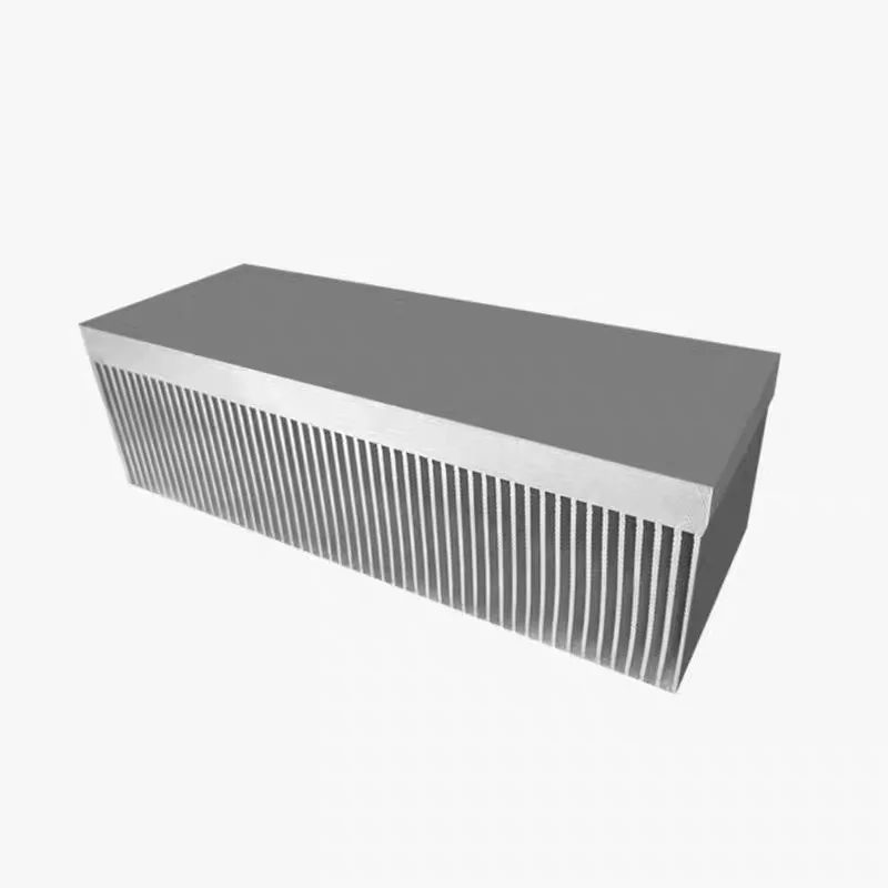 Aluminum radiator width 296mm ,high 90mm dense tooth heat sink High power aluminum alloy heat sink plate aluminum block 297*90mm