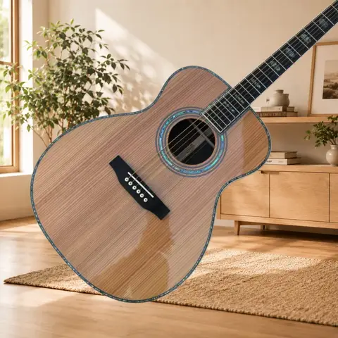 Classic Style Acoustic Guitar Picea Asperata Body Rosewood Fingerboard Fingerboard Bone Nut Fast Delivery
