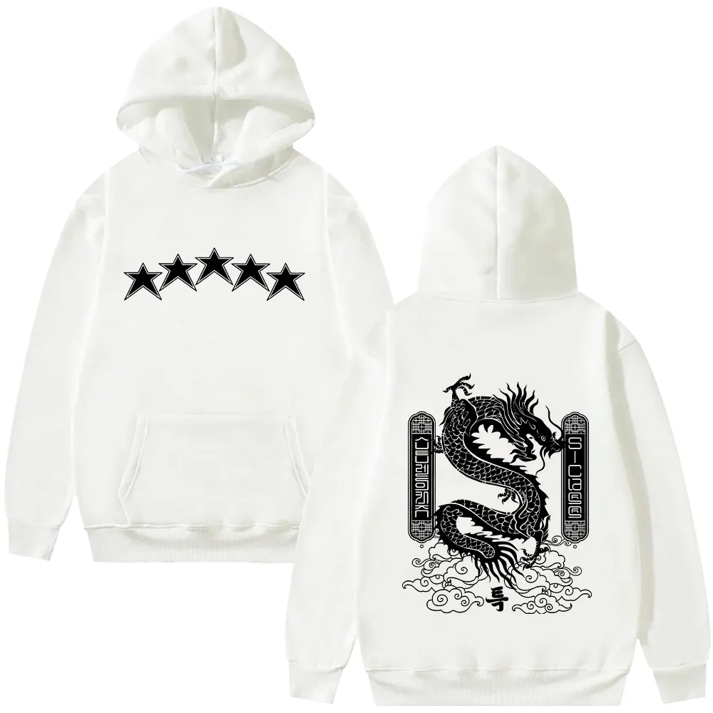 5-Star Dragon Graphic Hoodies SKZ Merch Sweatshirts Kpop High Street Clothing Retro Harajuku Aesthetic Top Women Men Pullovers