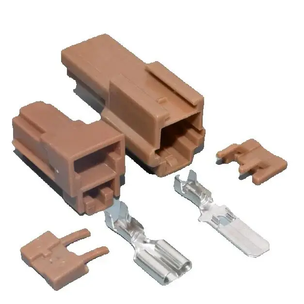 shhworldsea 1P 6.3mm for 6098-0232 6098-0234 Plug AC Assembly Car Plastic Housing Auto Wire Harness Male Female Connector