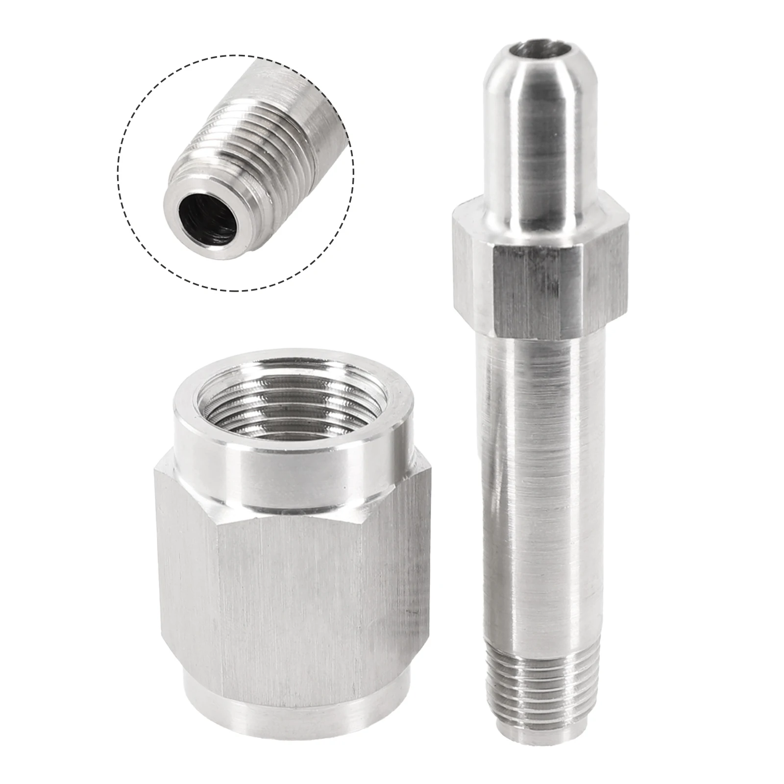 High Performance SCBA Firefighting CGA 347 Nut and Nipple Regulator Inlet Bottle Fittings Stainless Steel Design