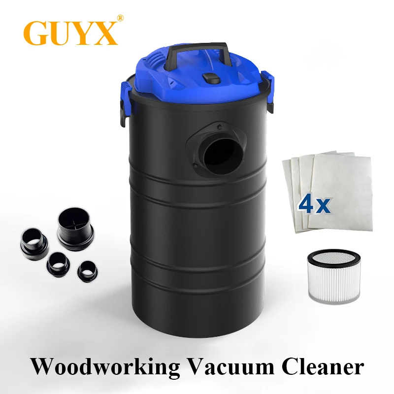 1400W Vertical Woodworking Dust Collector Vacuum Cleaner Industrial Vacuum Cleaner Silent Band Saw Sand Belt Machine Cleaner 60L