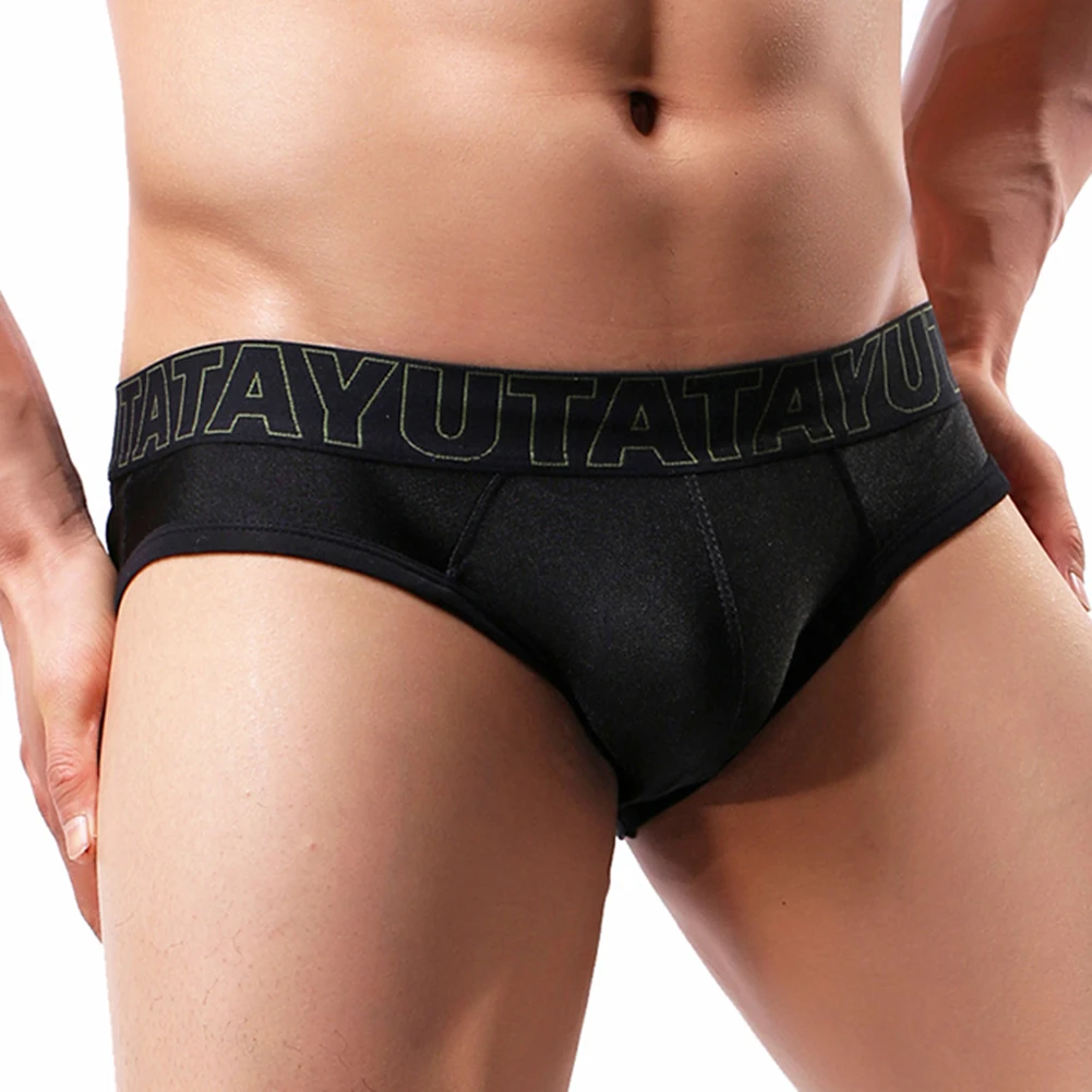 

Mens Bulge Pouch Panties Solid Color Elastic Briefs Underwear Back Hollow Out Erotic Underpants Low Rise Jock Strap Lingerie