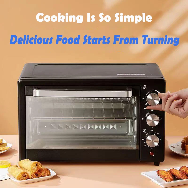 #*-Popular Home Appliance Bakery 1500w 22l 25l Sandwich Makers Bun Bread Electric Pizza Oven Toaster