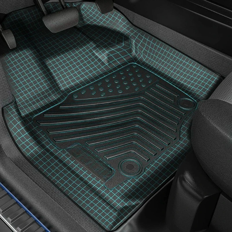 Floor Mat Liner 3D Mold TPE Rubber All-weather for 2018 2019 2020 2021 2022 2023 2024 Nissan Kicks United States