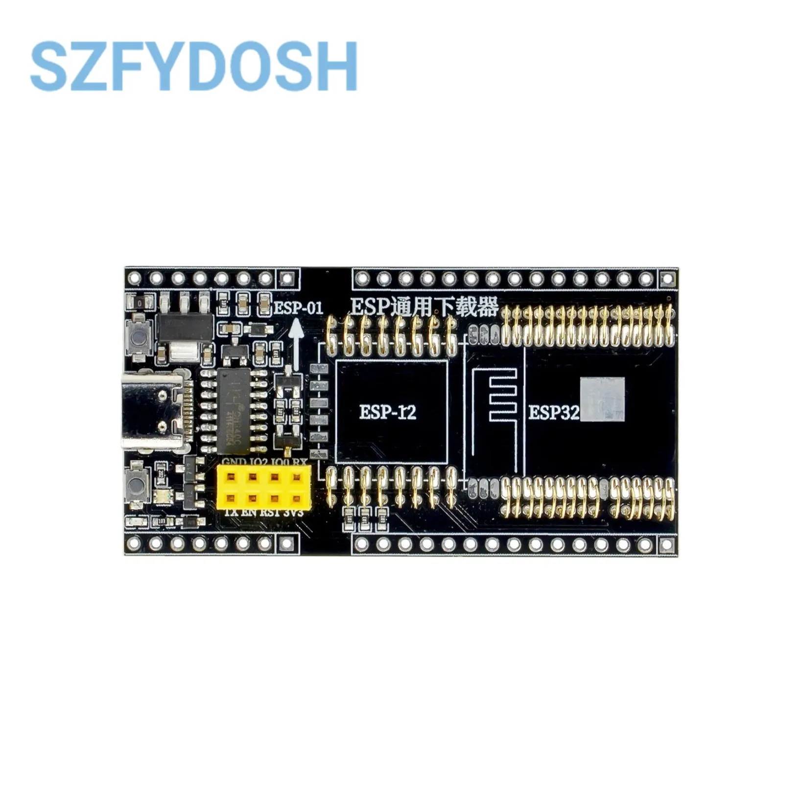 ESP8266 ESP32-WROVER Development Board Test Programmer Socket Downloader for ESP-01 ESP01S ESP12 ESP32