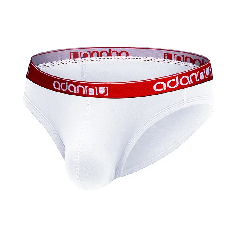 Adannu new triangle underwear men\'s solid color u convex three-dimensional crotch cotton sexy bikini underwear men\'s Ad41