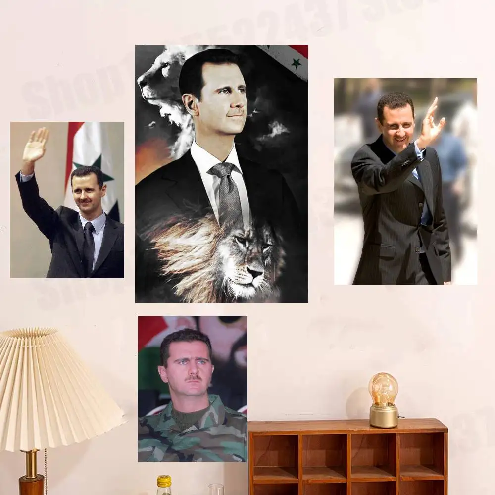 

B-Bashar A-Assad Syria Poster For Wall Prints for Living Room Bedroom Office Home Decoration Gift
