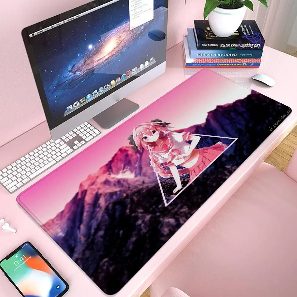 

Fate Apocrypha Astolfo коврик для мыши игровой 900 × 400 коврик для мыши Gamer Xxl коврик для мыши офисные аксессуары клавиатура длинный коврик компьютерный стол