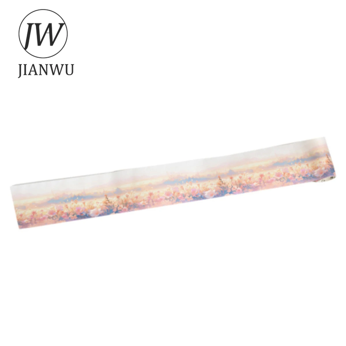 JIANWU 74mm*200cm Spring Series Vintage Flower Material Collage Washi Tape Creative DIY Journal Stationery