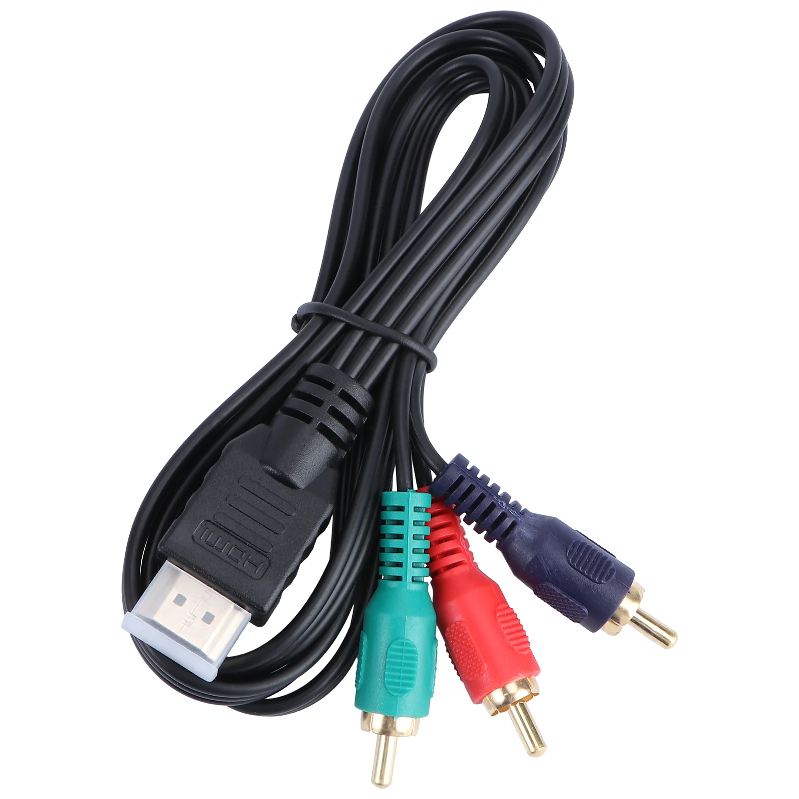 

to 3RCA Convert Cable Gold Plated Connectors 1080P Audio Video Reinforced Shielding High Resolution TrueHD