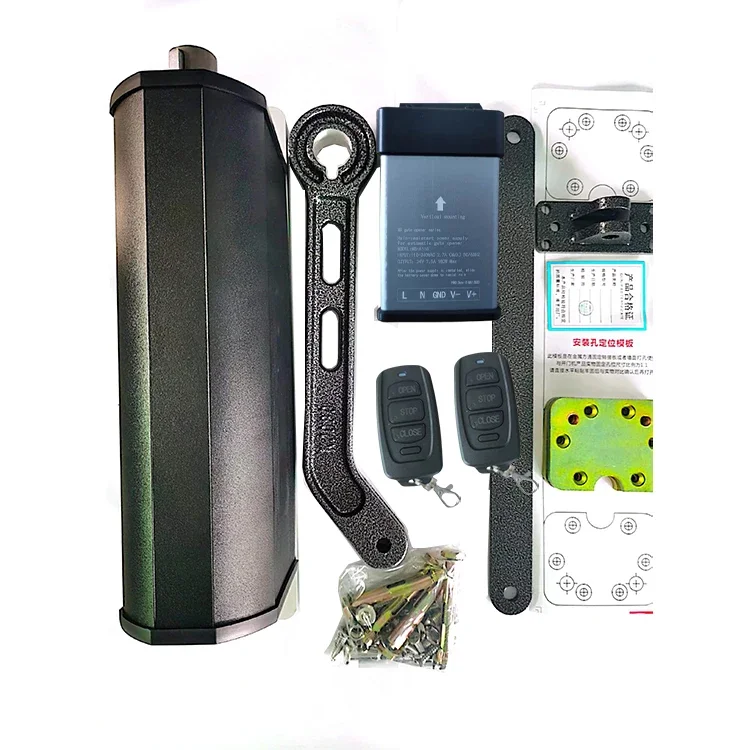 Remote Glasswooden Door Electric Swing Door Opener Work With Access Control,Face Recognition,Cell Phone,License Plate Recognitio