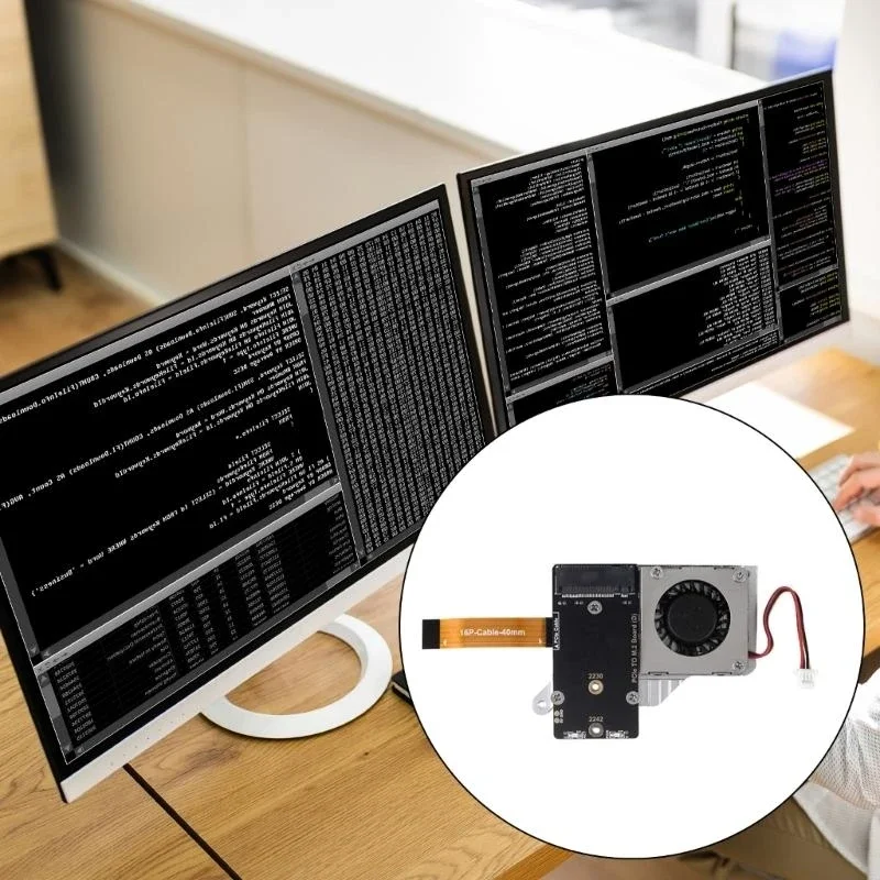 

Вентилятор с терморегулированием платы PCIe-M.2 для поддержки 5 входных напряжений 5 В постоянного тока 2242,2230 с 2-контактным