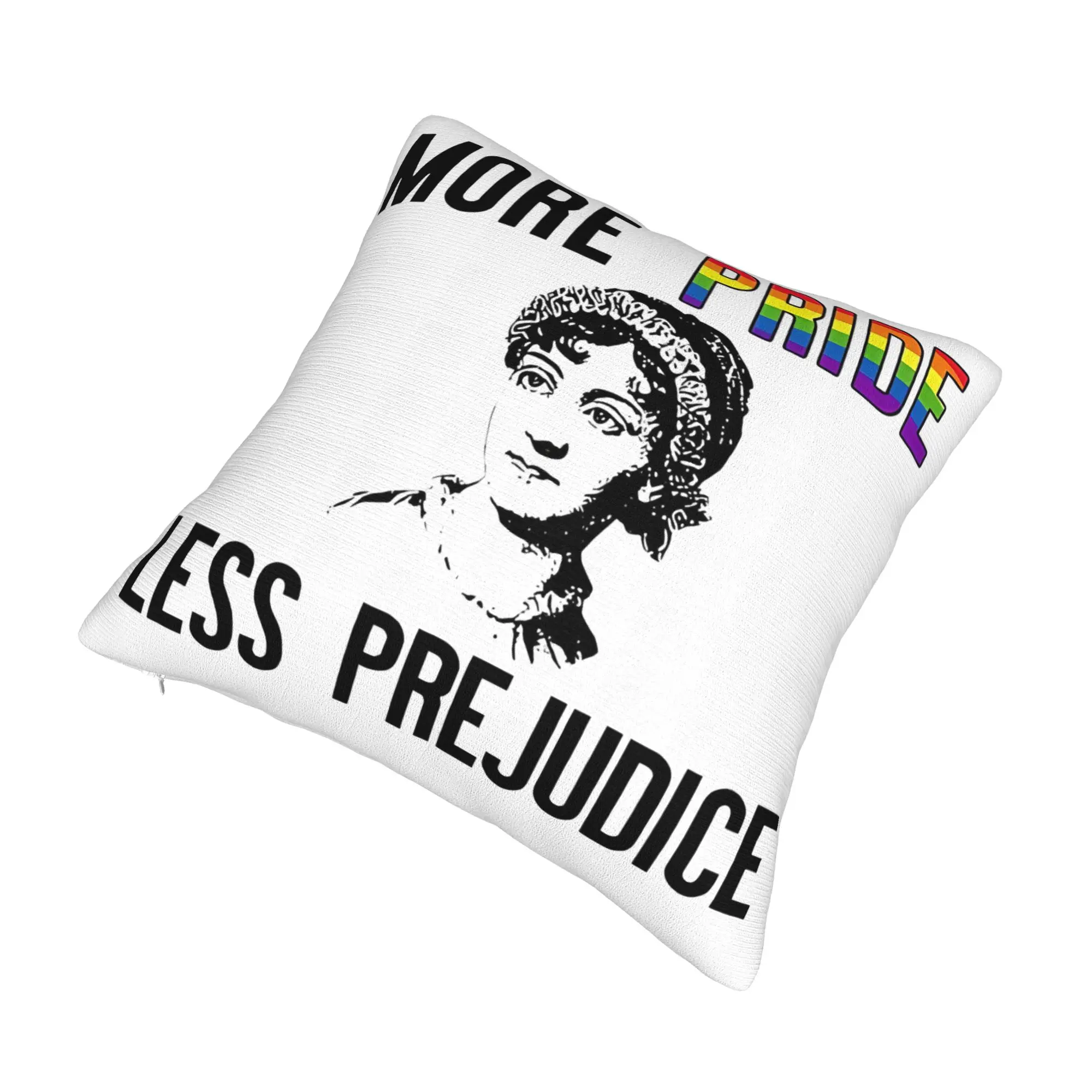 More Pride Less Prejudice  Pillow Covers Stuff Soft Cushion Cover Gift  Pillow Case Cover Home Multi Size