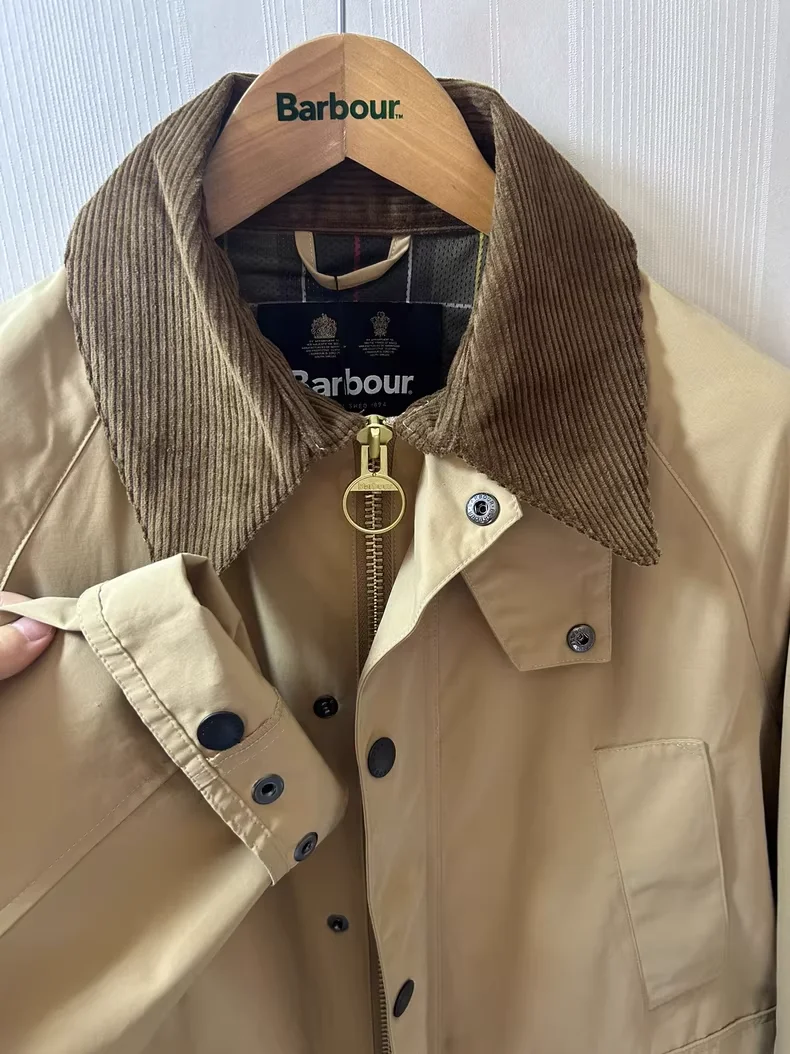 B@r OS Bedale Chaqueta sin cera Caqui