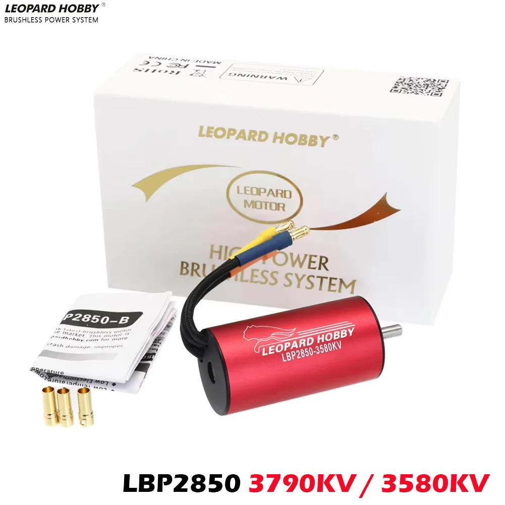 Leopard Hobby Brushless Motor 2850 Electromotor 3790KV 3580KV For Rc Car 1/16 1/14 1/12 Buggy Monster 300-450mm Rc Boat
