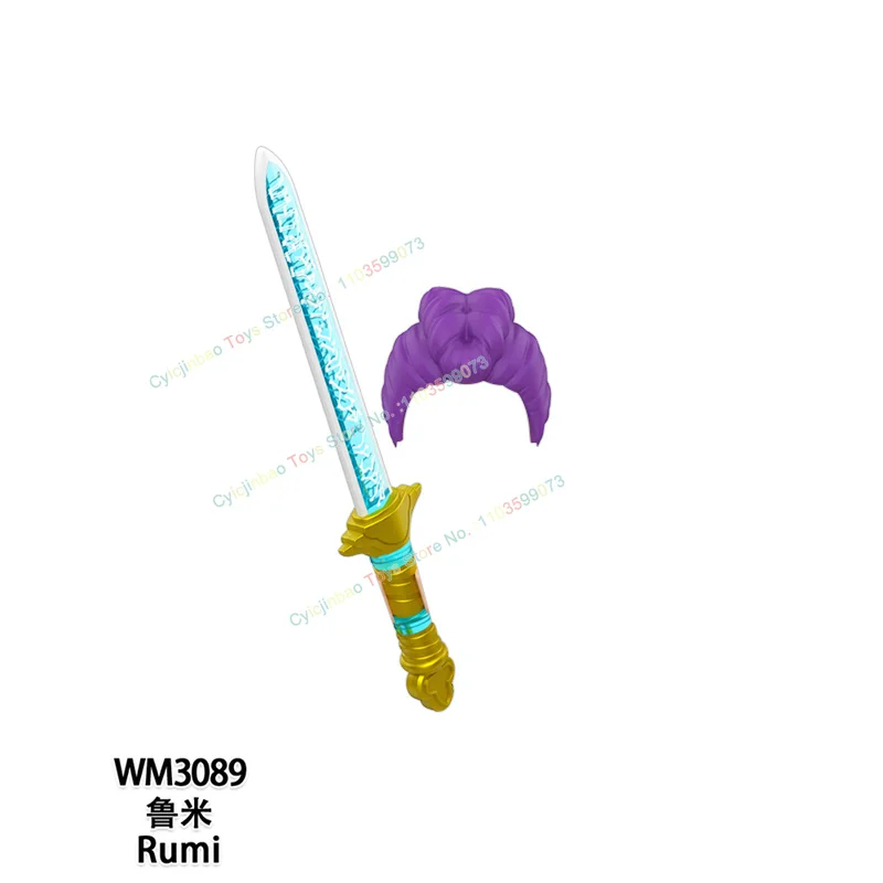 WM6229 ชุดตัวต่อการ์ตูนอนิเมะใหม่ กลุ่มสาวน้อย ของเล่นตัวต่อ DIY แบบประกอบเอง