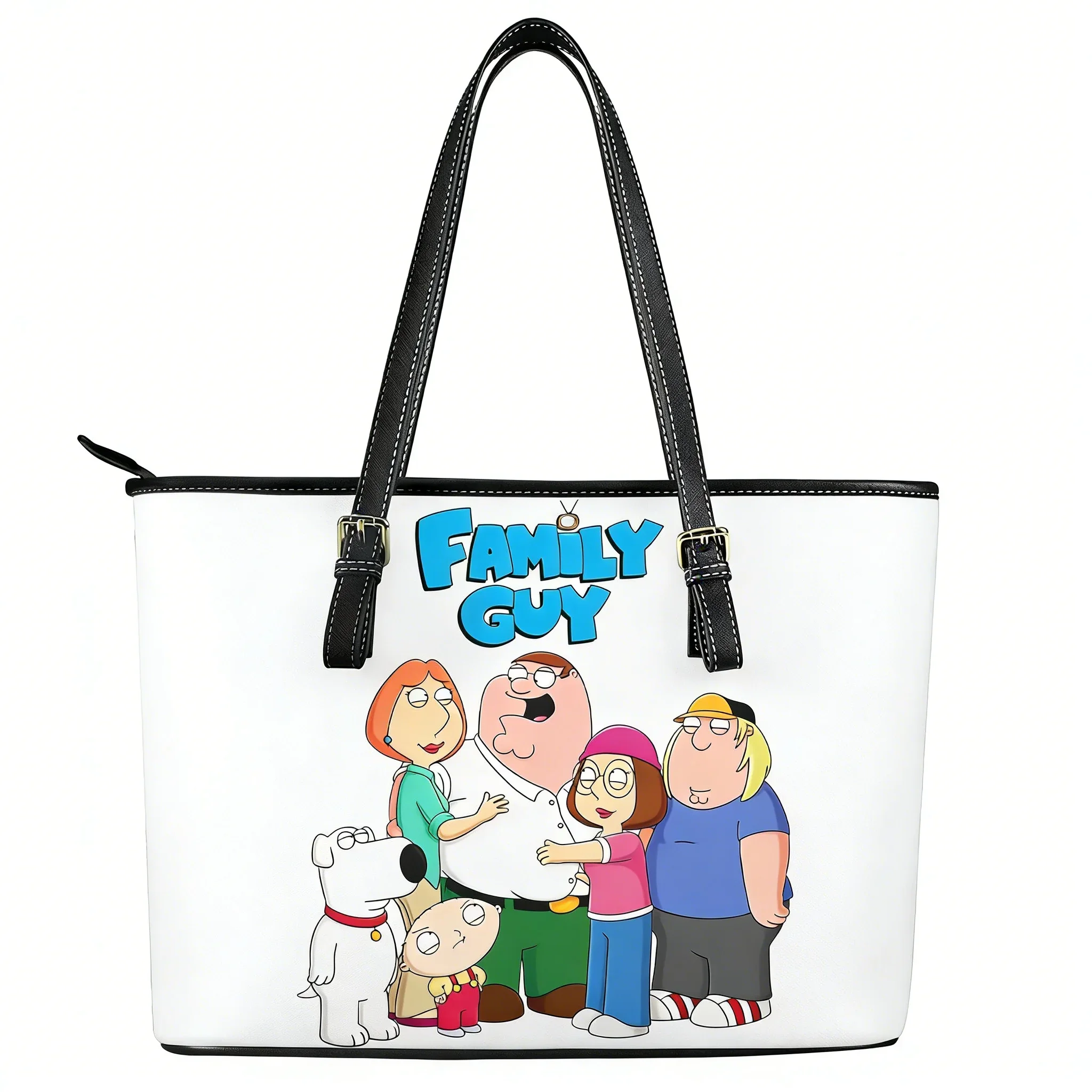 

Сумка Family Guy: Женская/Мужская Винтажная Персонализированная Сумка-тоут, Сумка на Плечо, Деловая Кожаная Сумка, Дорожная Сумка, Сумка с Аниме-дизайном, Подарочная Сумка на Заказ