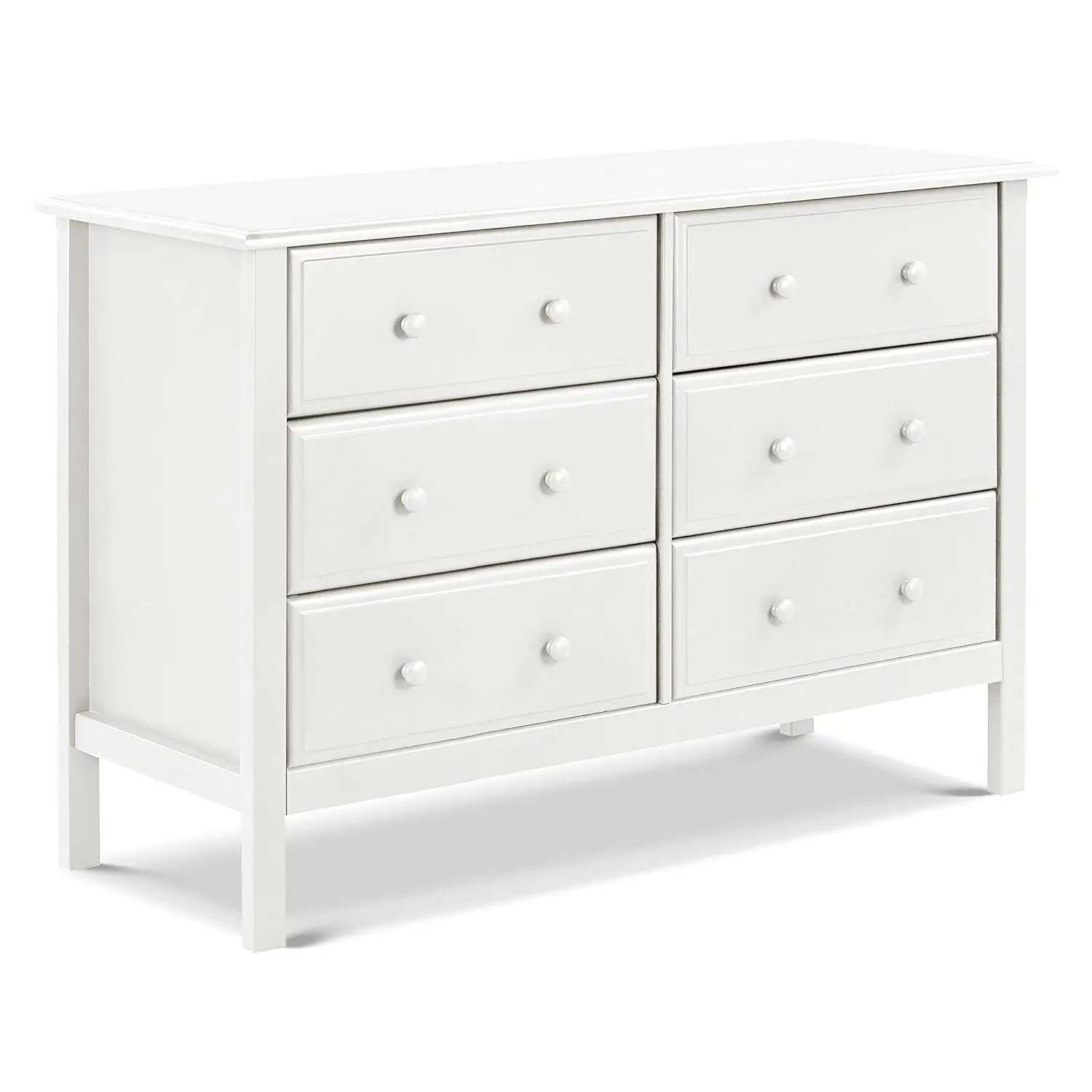 Double Wide Dresser in White, Greenguard Gold Certified