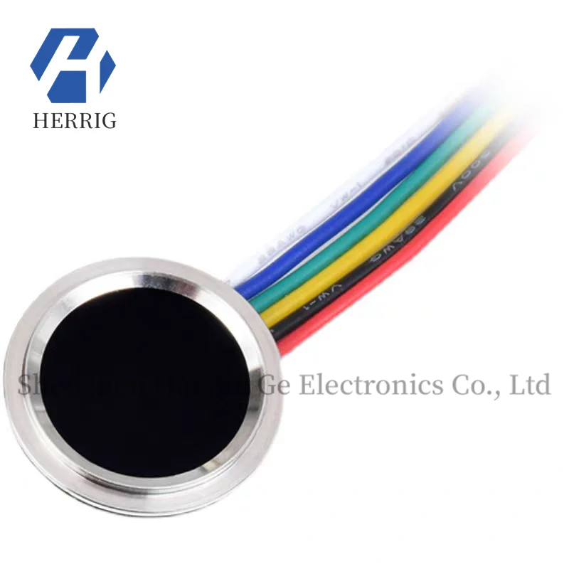 

MicroSnow Integrated Capacitive Fingerprint Development Module Touch Sensor 360-Degree Rotational Recognition UART