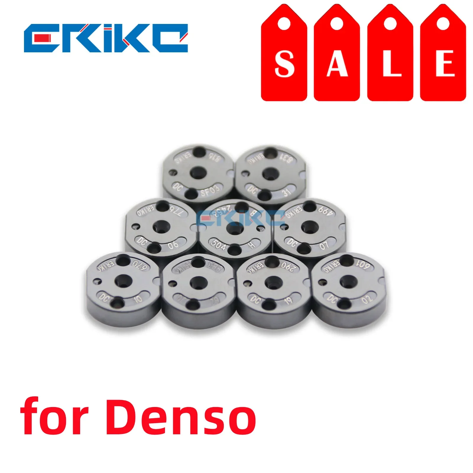 Control Valve Plate 02# 04# 05# 06# 07# 10# 18# 19# 29# Common Rail Injector Valve Orifice Plate 31# 32# 36# for Denso Injectors