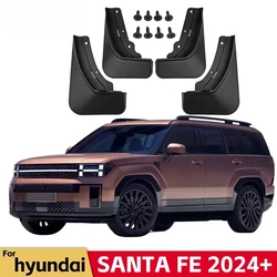 Guardabarros para coche, accesorio para Hyundai SANTA FE 2024, híbrido, 4 piezas