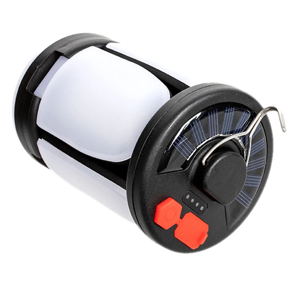 

Solar Tent Lights LED Camping Lamp ABS Foldable Emergency Lighting Tool for Outdoor Night Markets Street Stalls Portable