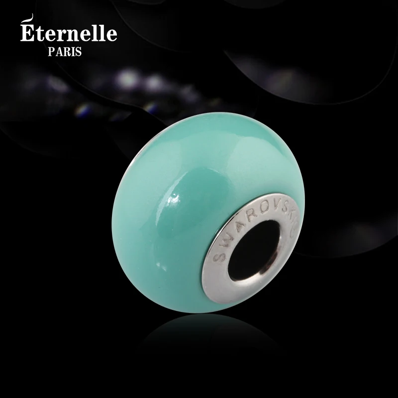 Serie de Pulseras de Joyería con Cuentas de Cristal Eternelle, Estilo Europeo Moderno, Collar de Piedras Preciosas Artificial...